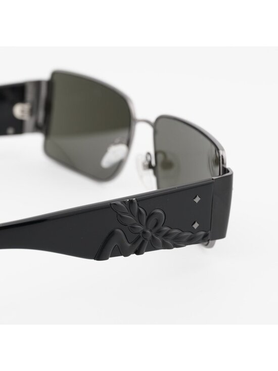 MCM MW0012 12A Sunglasses Dark Ruthenium Rectangle Frame, Dark Grey Lenses main image 6